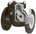 Клапан обратный поворотный полнопроходной с металлическим диском для загрязненных жидкостей Тип 302А